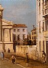 Canaletto Canvas Paintings - S. Francesco Della Vigna Church And Campo
